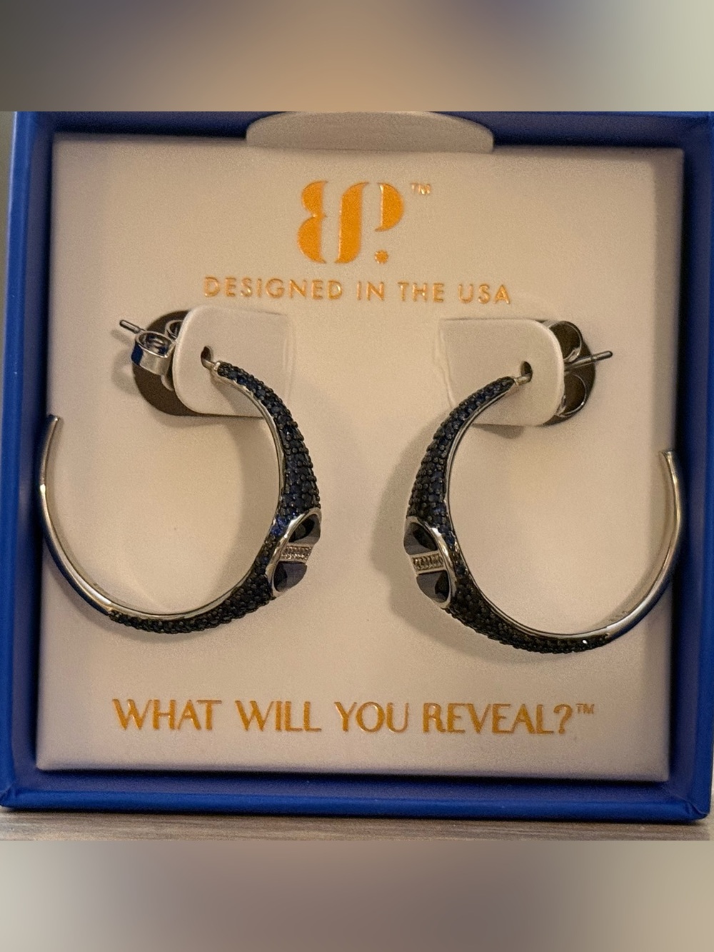 Bomb Party September Earrings “Drop The Mic” Brand New!